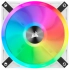 Corsair iCUE QL120 RGB 120mm PWM White Case Fan Triple Fan Kit with Lighting Node CORE